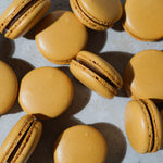 Salted caramel macarons