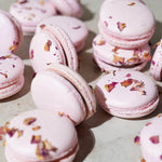 Raspberry Rose Macaron