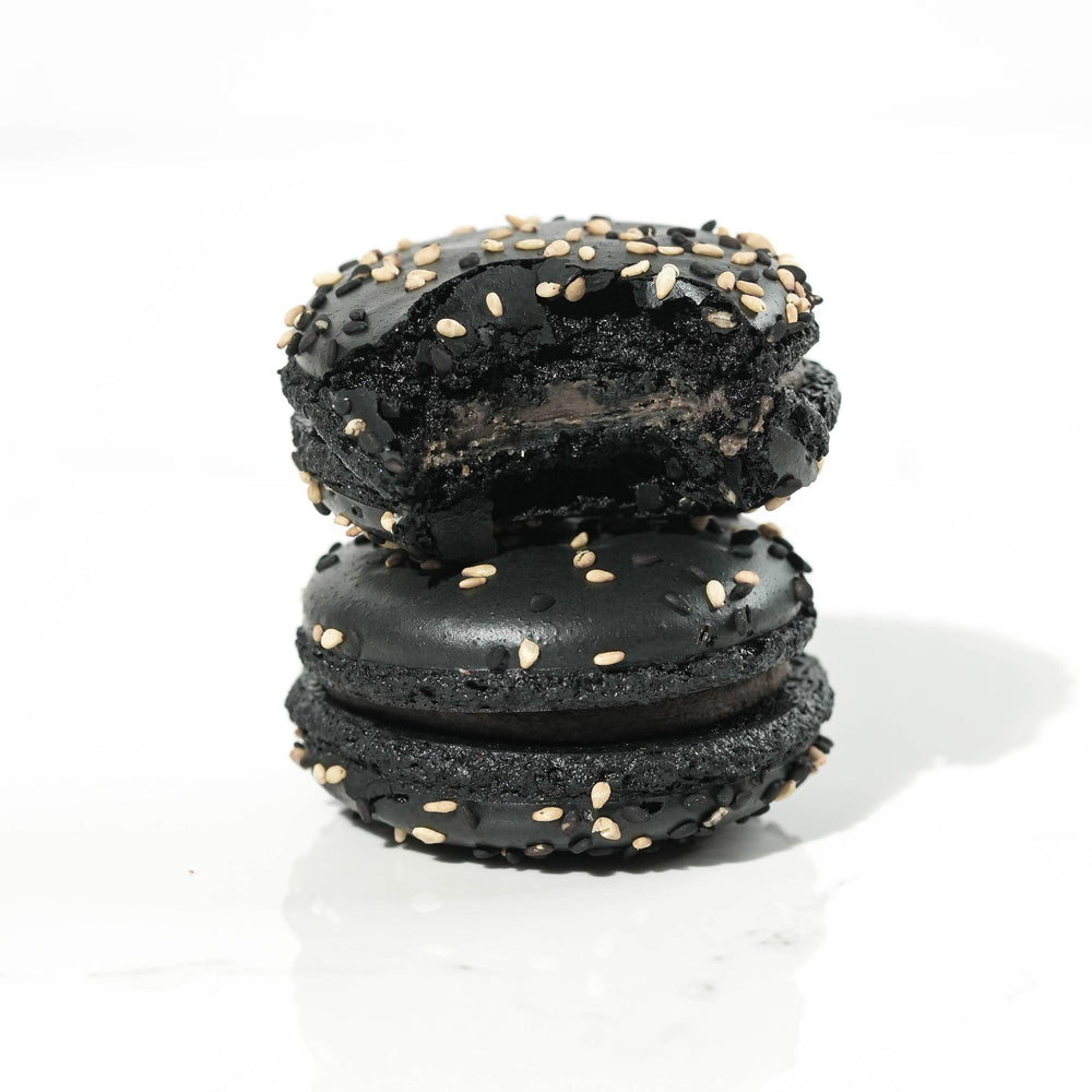 Black Sesame Macaron