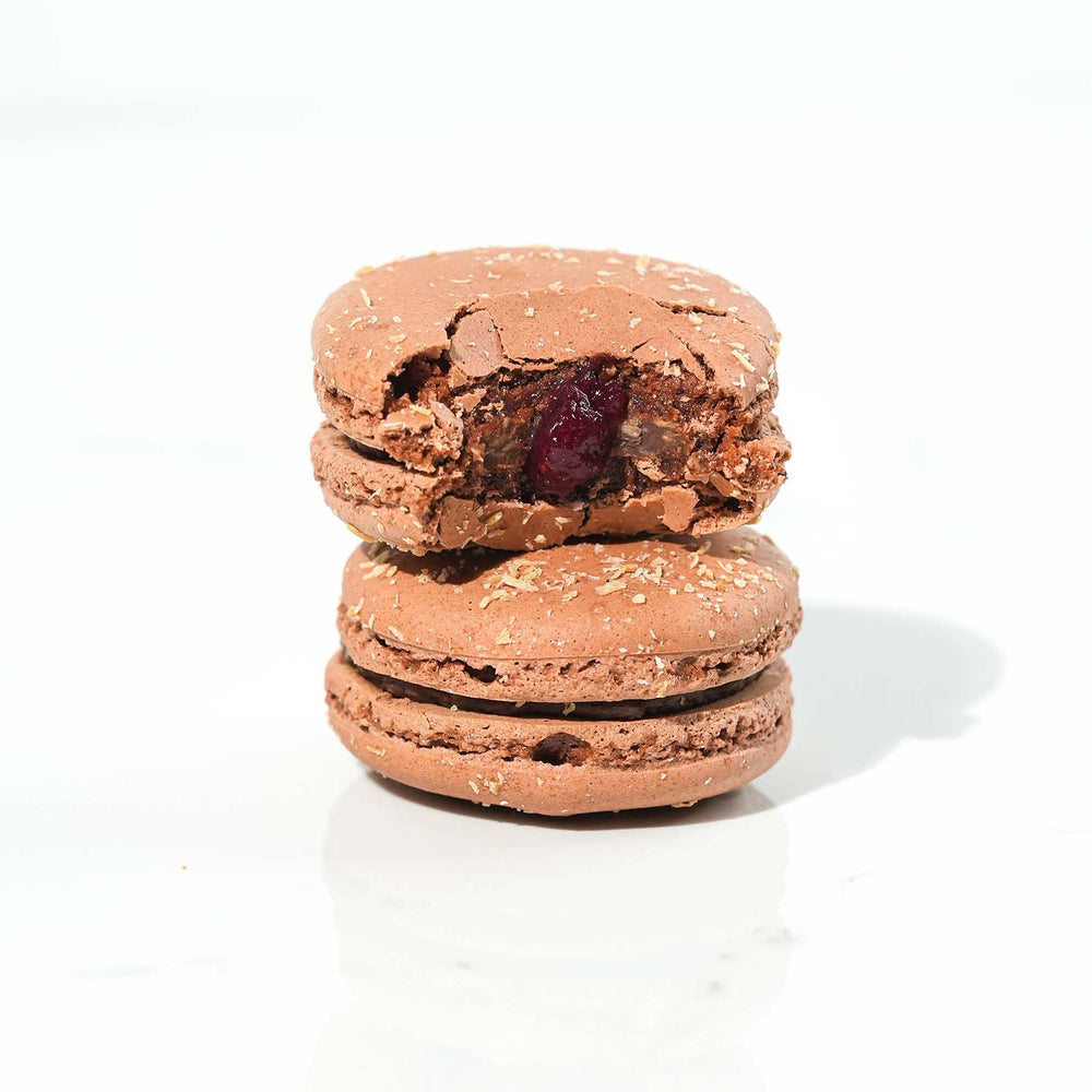 Lamington Macaron