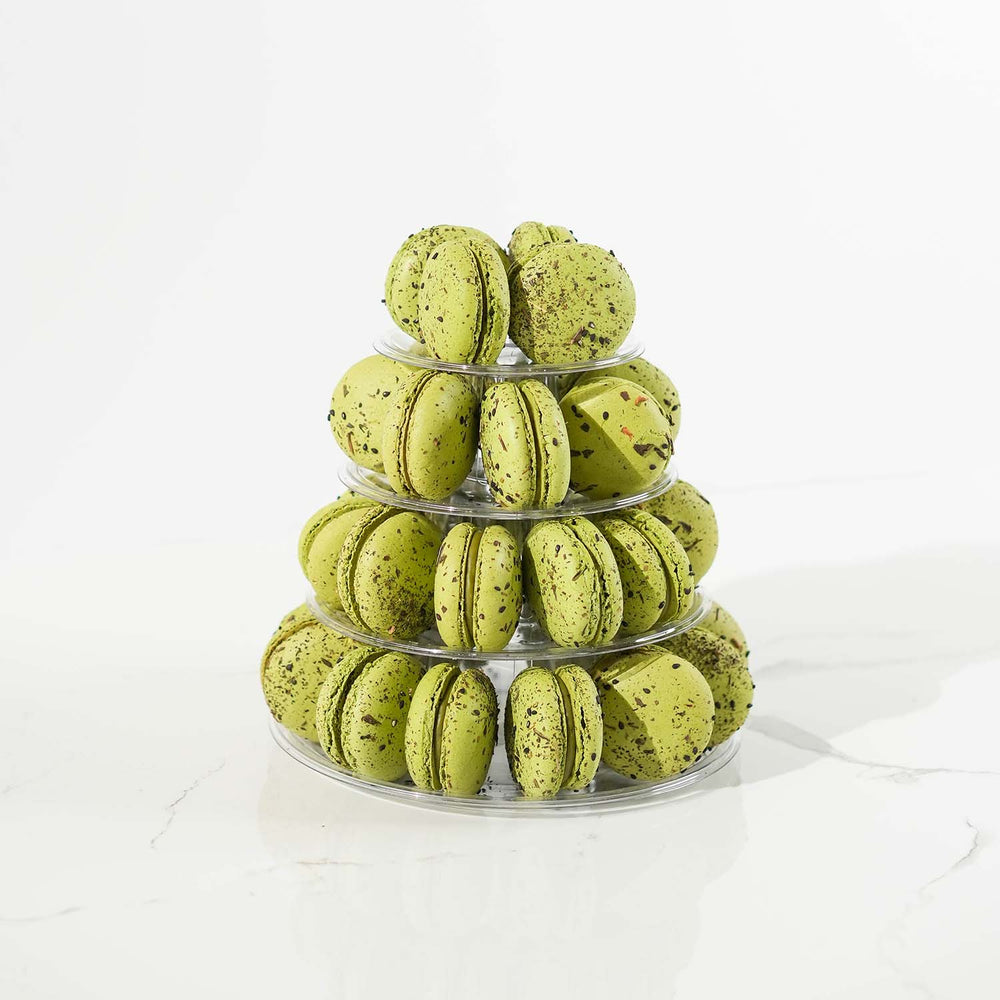 Matcha Macaron Tower