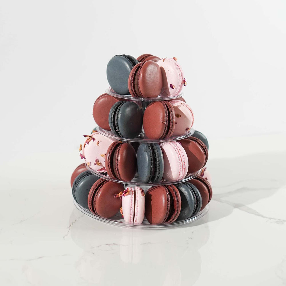 Mixed Berry Macaron Tower