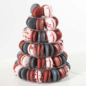 Mixed Berry Macaron Tower