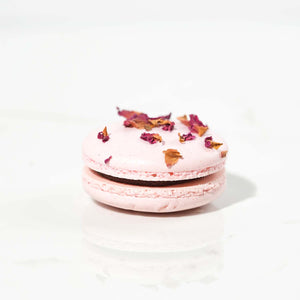 Raspberry Rose Macaron