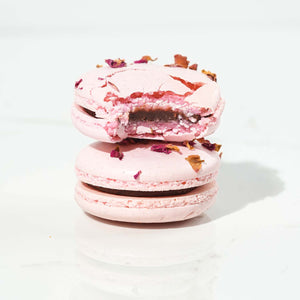 Raspberry Rose Macaron