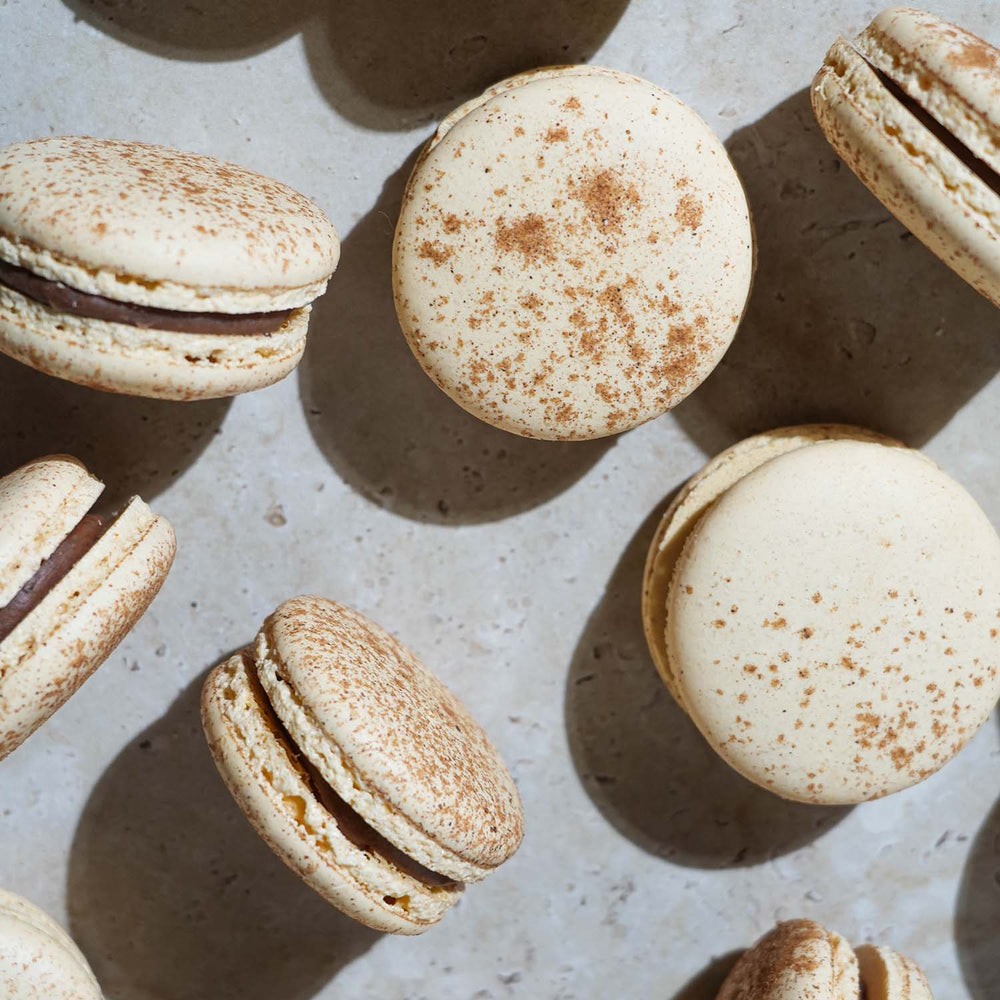 Spiced Brown Sugar Macaron Tower