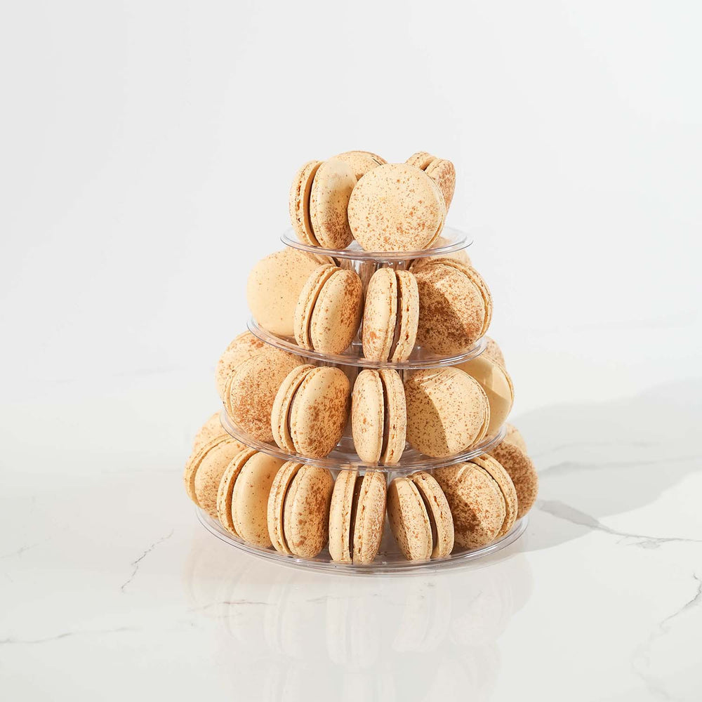 Spiced Brown Sugar Macaron Tower