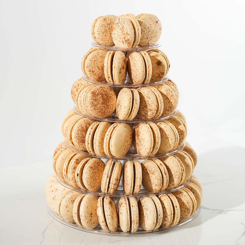 Spiced Brown Sugar Macaron Tower